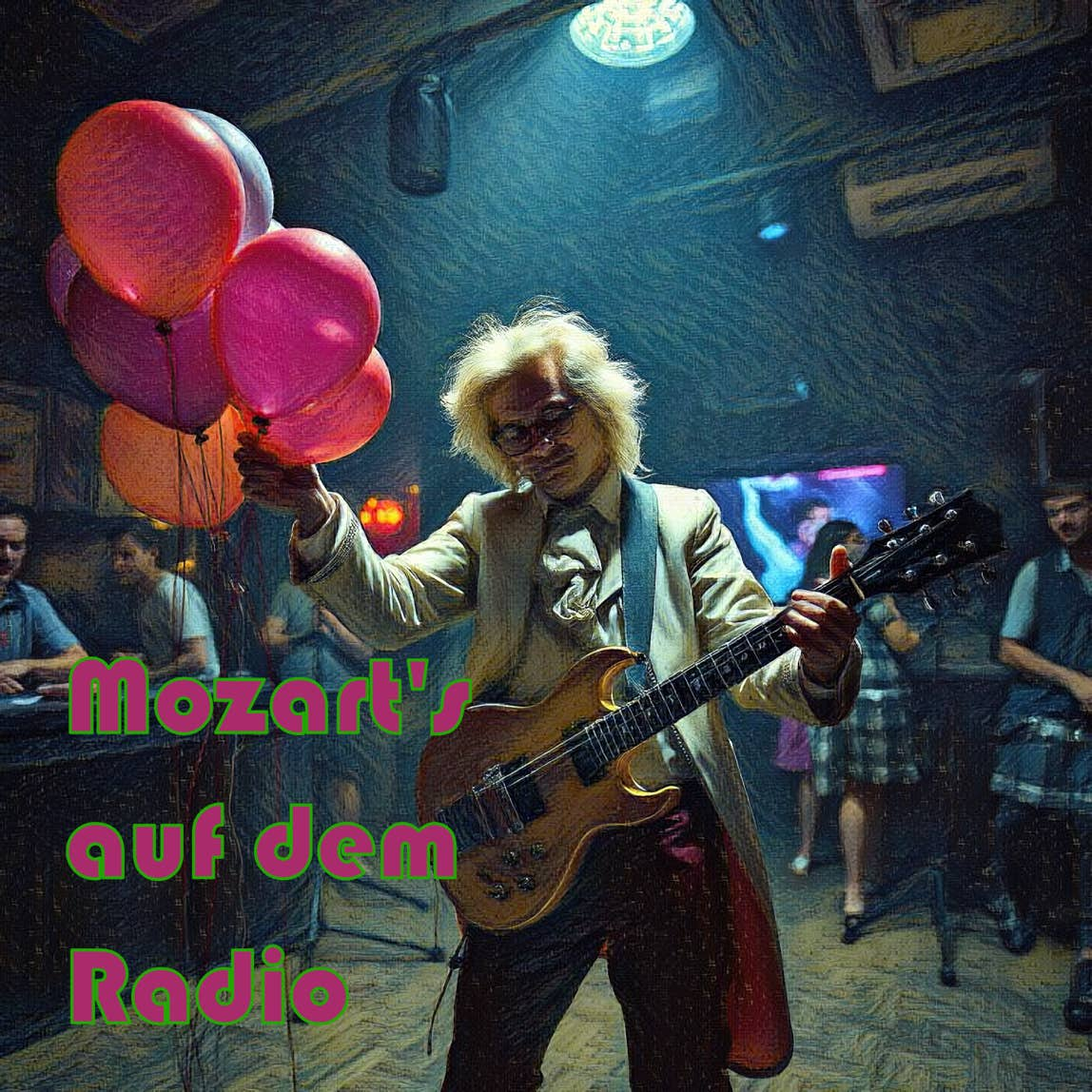 Album cover for "Mozart's auf dem Radio"