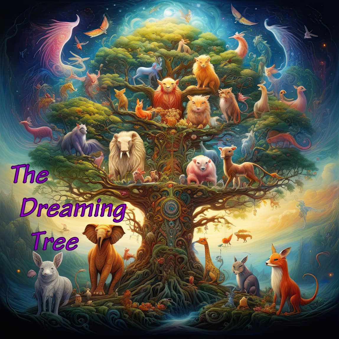 Album cover for "The Dreaming Tree"